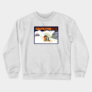 1920 Galveston Texas Auto Race Crewneck Sweatshirt